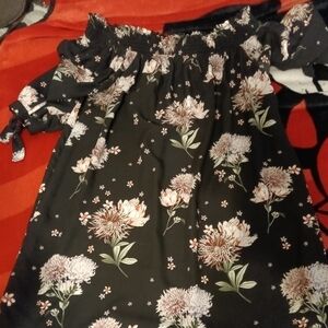 Floral Off-Shoulder Dress